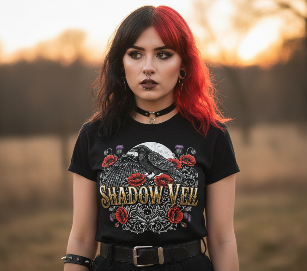 Shadow Veil™ | Raven of the Shadow Realm T-Shirt