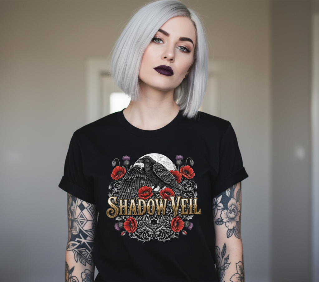 Shadow Veil™ | Raven of the Shadow Realm T-Shirt