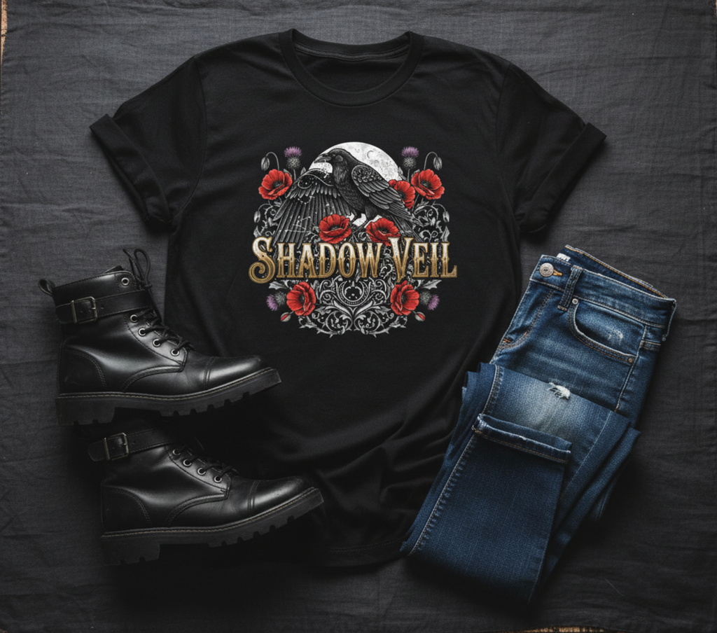 Shadow Veil™ | Raven of the Shadow Realm T-Shirt