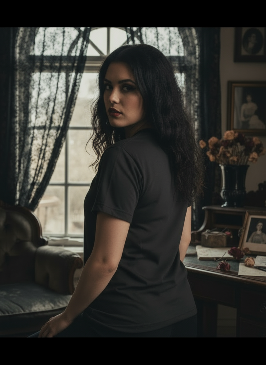 TAINTED LACE™ | Gothic Ribbon & Thorn Rose Tee (Spotify Fan Edition)